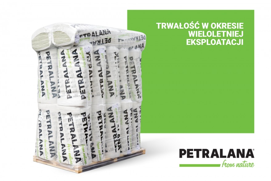 Zdj.4 . Mineralna wełna skalna PETRALANA jako produkt naturalny jest odporna na oddziaływanie czynników zewnętrznych, co gwarantuje zachowanie właściwości i nienaruszalności izolacji w okresie wieloletniej eksploatacji. 