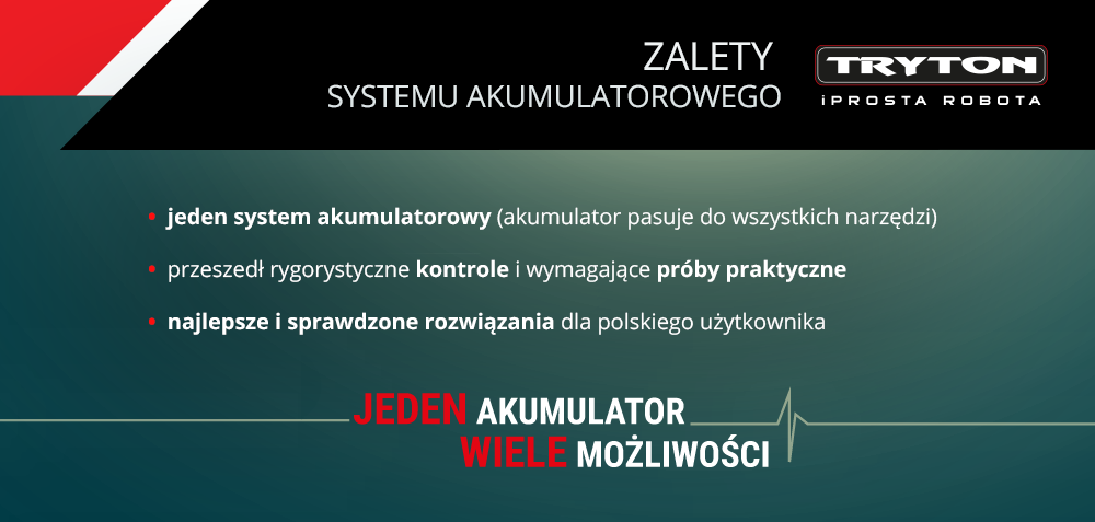 Zalety systemu Tryton 20V